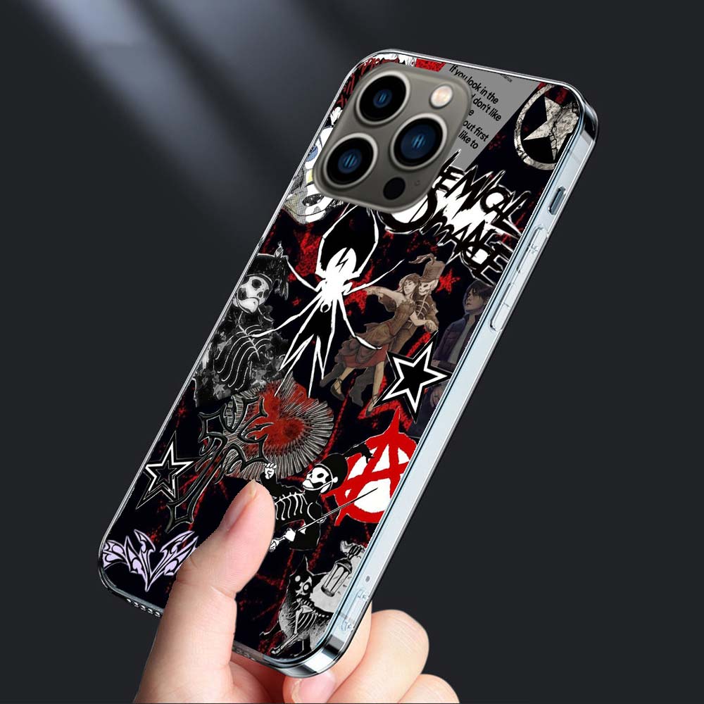 My C-Chemical R-Romance Phone Case For Iphone 16E 15 Pro 14 Plus 17E 16 17 Pro Max Air 11 12 13 Mini Shockproof Capa Cute Cov