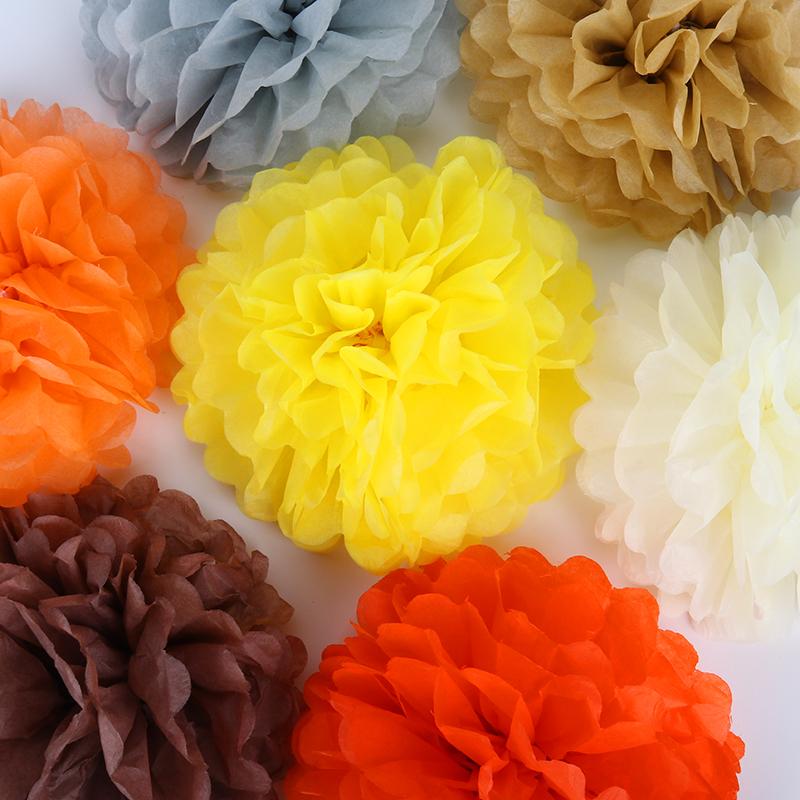 5 шт. 10 см 20 см 30 см бумажные помпоны цветочные шары для украшения свадьбы день рождения принадлежности для вечеринки бумажные помпоны домашний декор