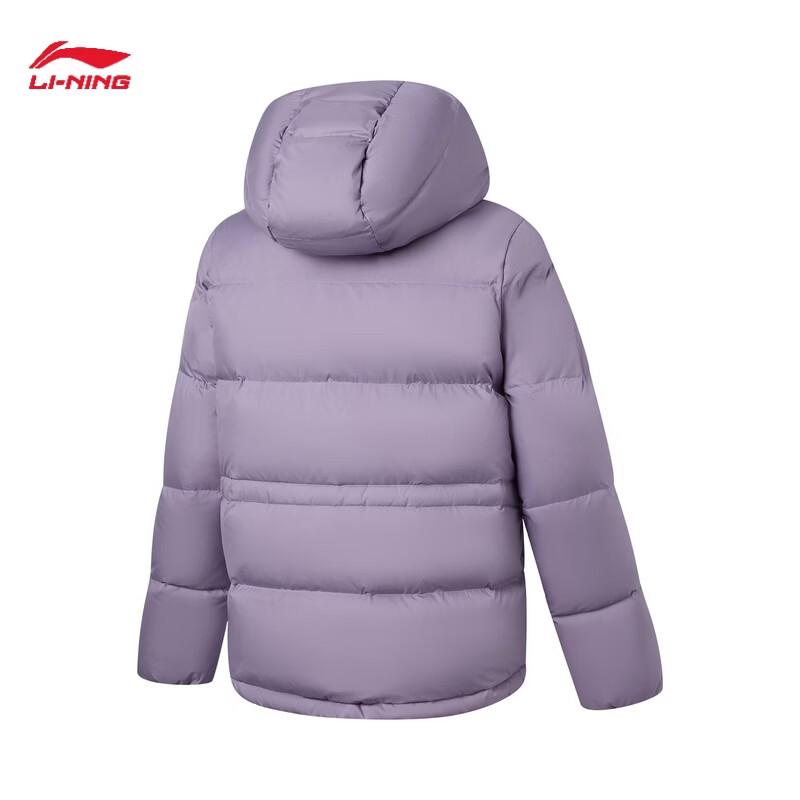 Li-Ning Женская антистатическая светоотражающая короткая пуховая куртка