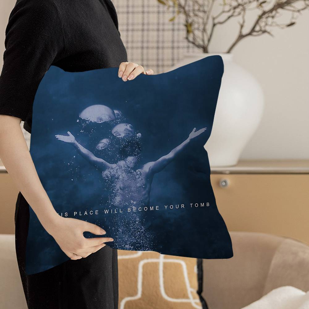 Popular Band S-Sleep T-Token Cushion Cover Car Throw Pillow Case For Sofa Car Christmas Gift 40X40Cm 45X45Cm