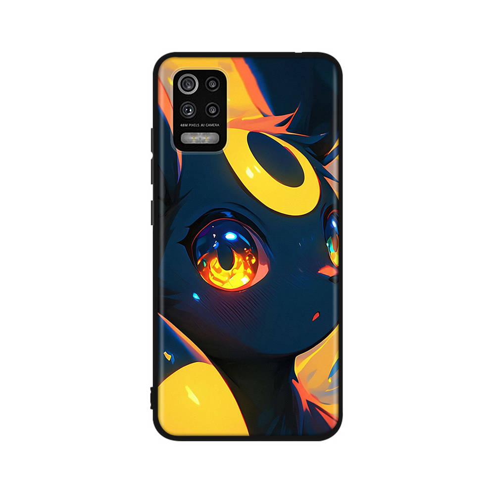 Чехол CT55 Eevee Pokemon для iPhone 16 15 Plus 14 13 12 11 Pro 8 7 6S 6 SE 5S X XR XS Max Realme C30 C33 C31 9I Huawei P30 черный мягкий чехол