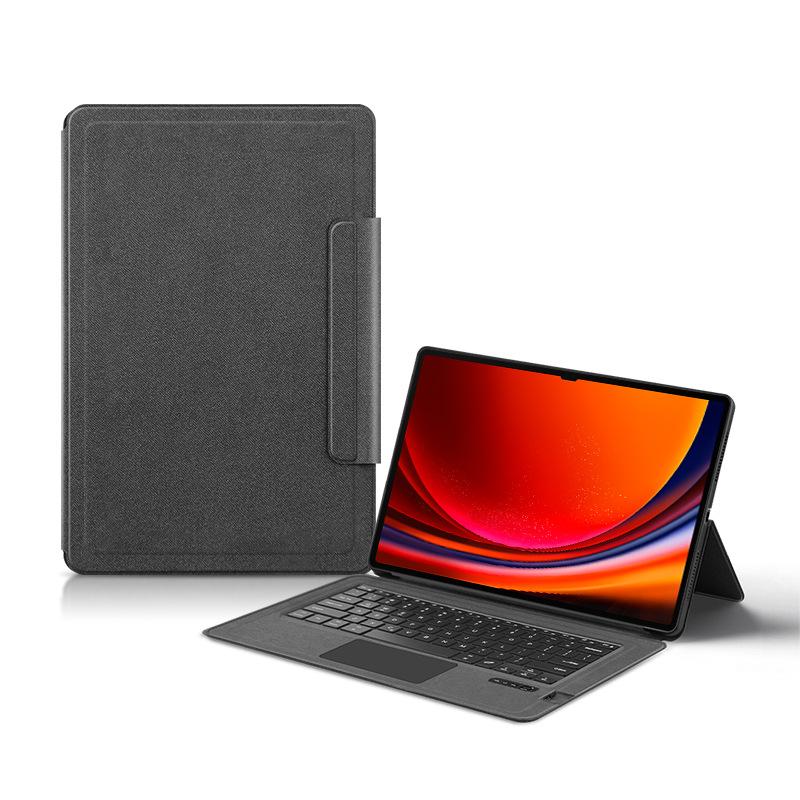 Подходит для Samsung Galaxy TabS9 + защитная пленка для планшета S9 11-дюймовая сенсорная клавиатура Ultra Bluetooth, кожаный чехол