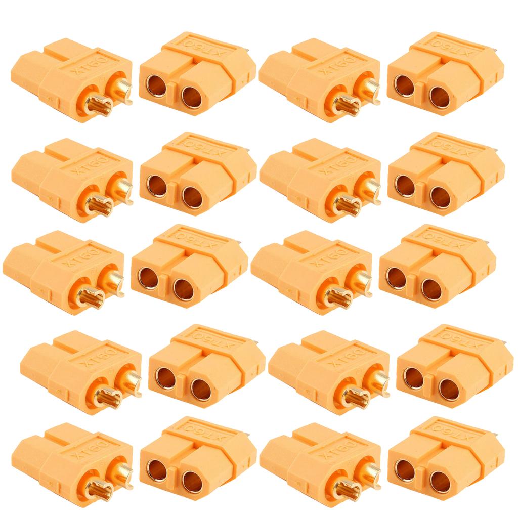 10Pair Amass XT60 XT-60 Male Female Bullet Connectors Plugs For RC Cable Wire Helicopter Lipo Battery Quad Drone Plane ESC