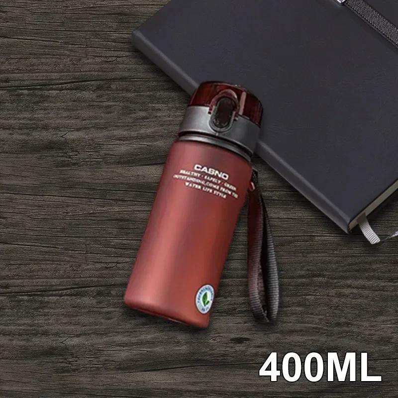 400 мл/560 мл Матовая спортивная бутылка для воды Не содержит BPA Защищенная от протечек спортивная бутылка для воды Туризм Пеший туризм Портативная Уличная Езда Бутылки для спортзала