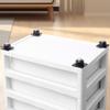 4Pcs/Set 360° Rotation Self-adhesive Universal Caster Steel Ball Moving Accessories  Bedside Table
