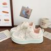 Transparent Net Little White Shoes Platform Summer New Niche Design Versatile Sports Student Board Shoes