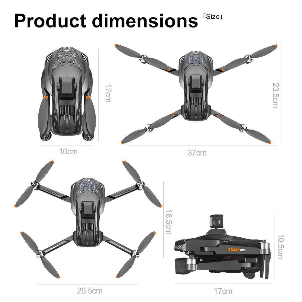 New V668 GPS Drone 8K Professional 3-Axis PTZ HD Three Camera 5G WIFI FPV Dron 360° Intelligent Obstacle Avoidance Brushless Motor RC Quadcopter Toys