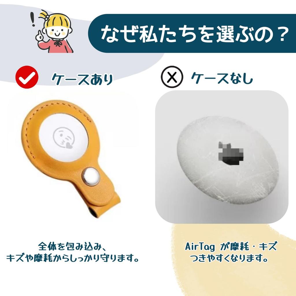 Чехол JIANDO для AirTag, Брелок из ПУ кожи с кольцом для ключей, Air