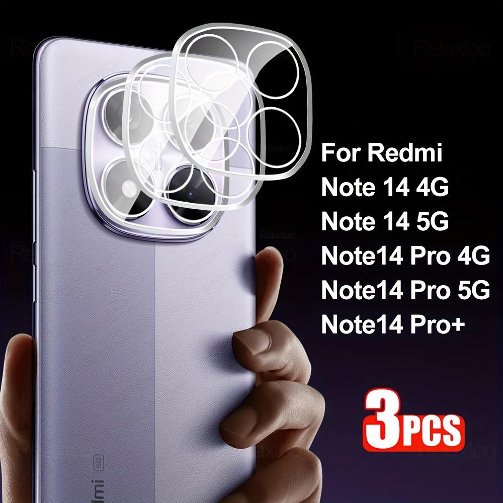 [3+3] 6 шт. HD прозрачное закаленное защитное стекло для экрана + стеклянная пленка для объектива камеры для Xiaomi Redmi Note 14 4G Note 14 5G 14C POCO C75 Note14 5G 6IN1 стекло