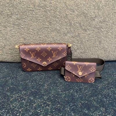 [Б/У] Multi Pochette Accessoires Felicie Стильная Универсальная Портативная Классическая Канва Monogram Сумка-комбинация Три-в-одном Co - Очень Хорошее Состояние #165A9HX