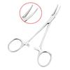 Stainless Steel Locking Forceps Artery Surgical Clamp Curved Straight Tip Fish Hook Pliers Hemostatic Forceps Hand Tools