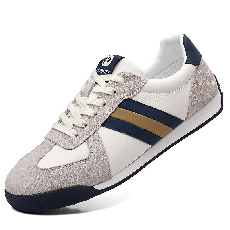 Мужские повседневные универсальные борцовки модные корейские трендовые спортивные дышащие с мягкой подошвой