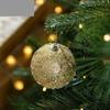 8CM Xmas Tree Hanging Pendants Foam Party Decor Striped Balls  New Year Decor
