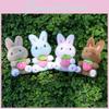 Plush Bunny Keychain With Strawberry Design For Girls Gift And Bag Decoration