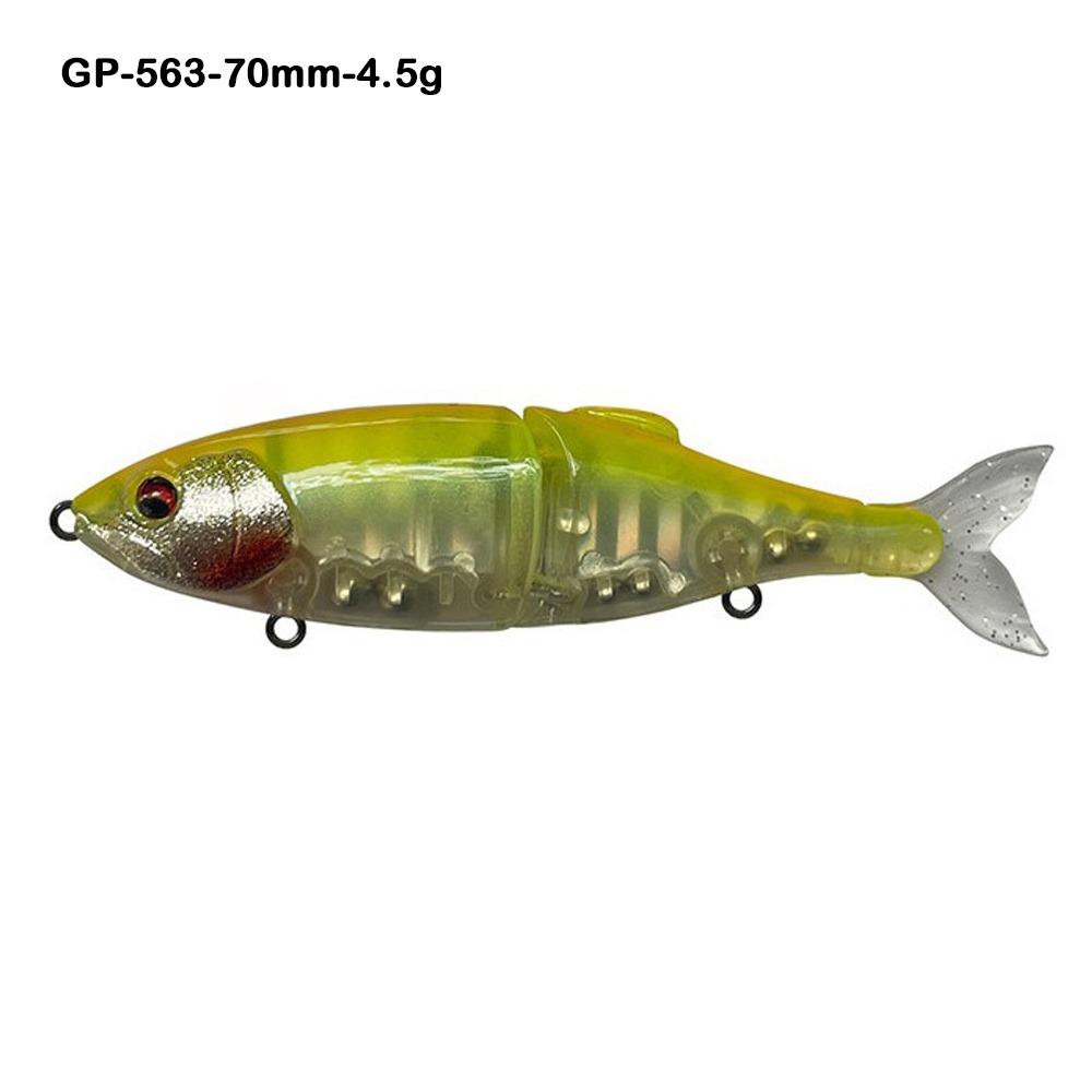 New 70mm 4.5g Trout Swinning Bait Ultra Large Trolling Sea Fishing Lure 2-section Luya Mini Fishing Lure