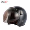 BLD Motorcycle Helmet 3/4 Open Face Men Women Universal Fit All Season Riding