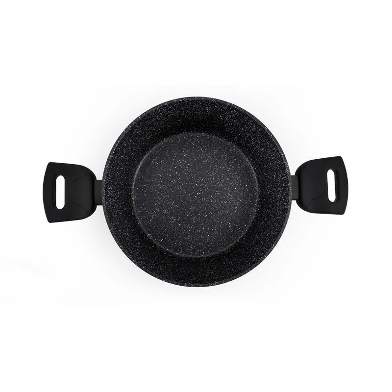 Durand Dupont Doris FT24TFI Черная алюминиевая кастрюля 24 см