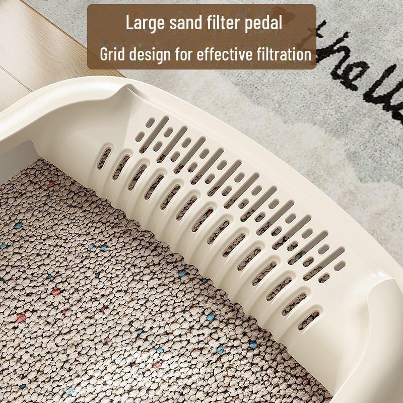 Очень большой полузакрытый кошачий туалет - конструкция с защитой от брызг