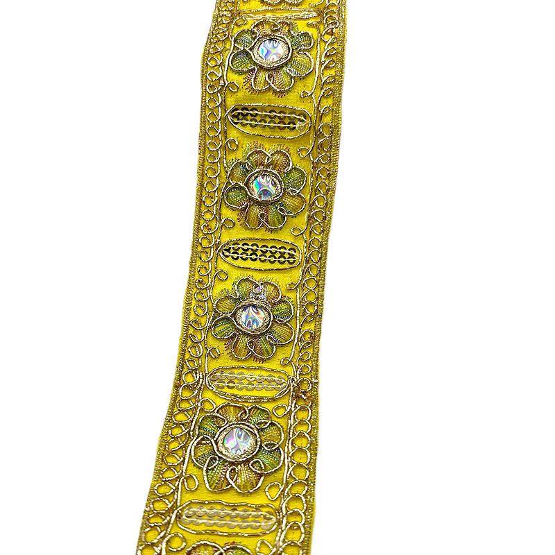 4.5смx10 ярдов Материалы для DIY Богемный стиль Швейные принадлежности Многофункциональный Цветочная вышивка Декор для штор Несколько цветов