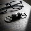360 Degree Rotation Detachable Keychain Clip Retractable Key Chain  Hiking Accessories
