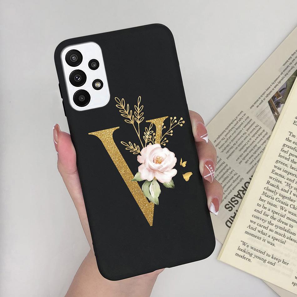 Для Samsung Galaxy A23 4G 5G Чехол Красивые Буквы Силиконовая Задняя Крышка Чехол для Телефона Для SamsungA23 A 23 SM-A236U SM-A235F Чехол Fundas