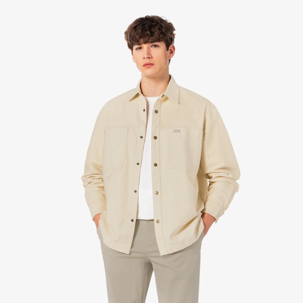 [lacoste] Men's JP Relax Fit Chest Pocket Outer Shirt CH9445-56G056