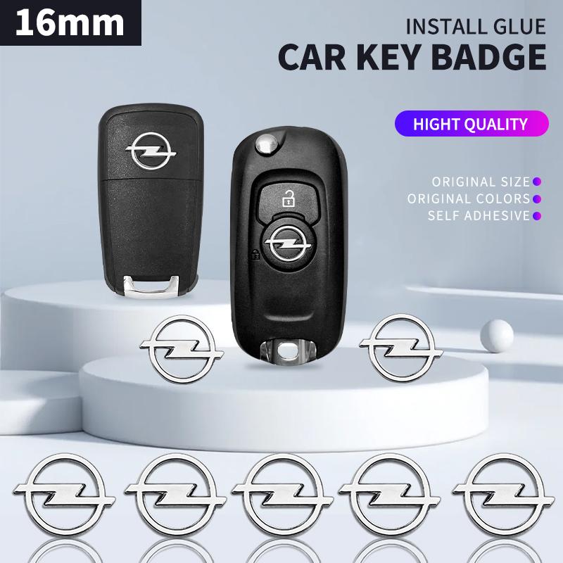 czsvdy1 czprfz1 16mm ABS Emblem Symbol Logo Sticker Car Key Remote Case For Opel Insignia Astra J F Antara Meriva Zafira H G Corsa Vectra