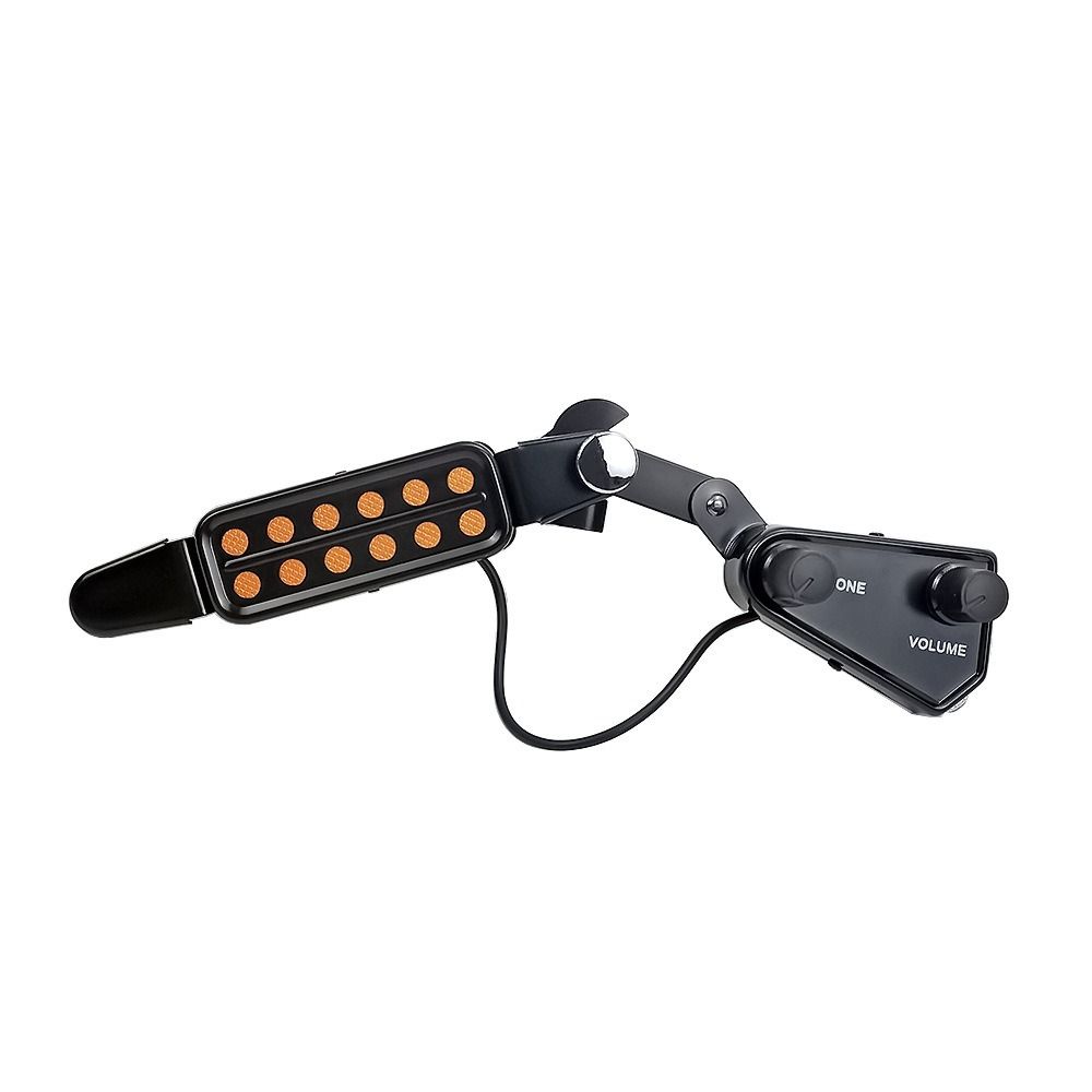 12-hole Sound Hole Pickup Volume Adjustable Guitar Transducer Professional Acoustic Guitar Pickup