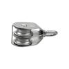 Ring Outdoor Tools Lifting Wheel Double Wheels Swivel Lifting Rope Pulley Stainless Steel Pulley