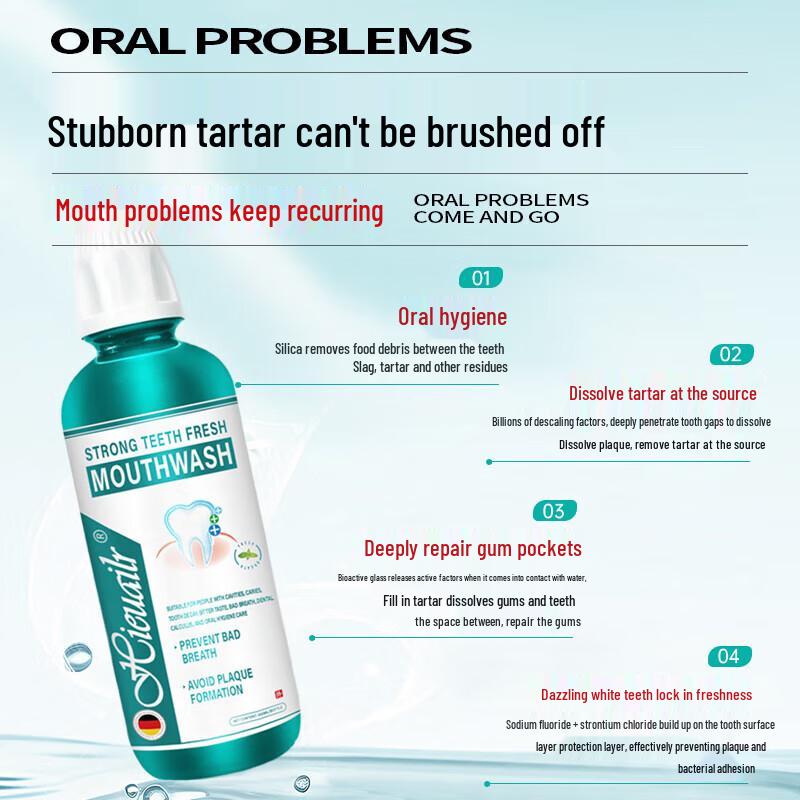 HIEUAILR Anti-Calculus Mouthwash