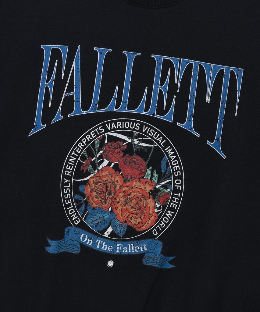 FALLETT Rose Emblem Sweatshirt Navy
