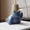 Anime  Figure Snorlax Cute Model Doll Watch Bracket Desktop Decoration Action Figurine Statue Children Birthday Gift