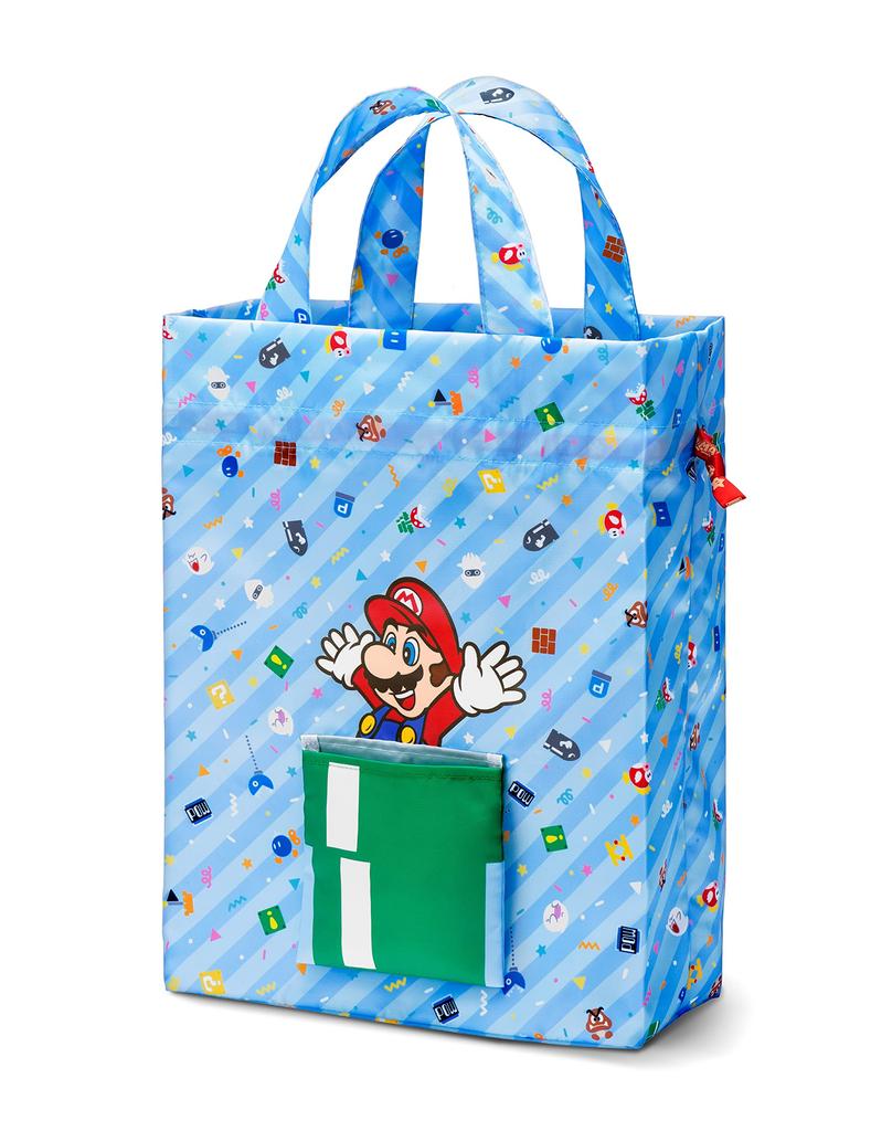 Super Mario Home Party Wrapping Bag M & 2-Way (Mario)