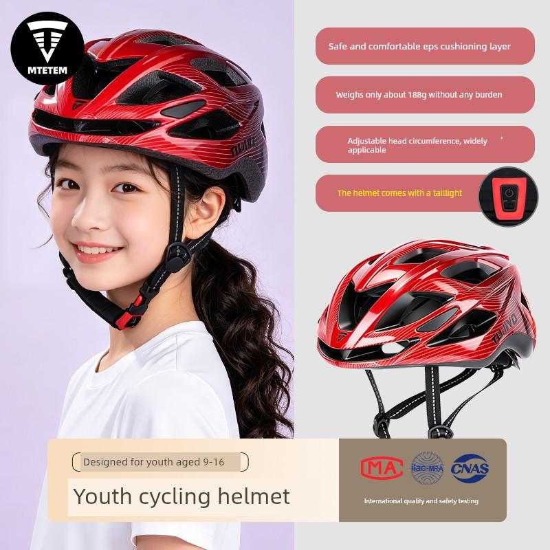 Mtetem Youth and Kidsren's Helmets, Cycling Equipment, Girls' Bicycle Protective Gear, Safety Helmets, Mountain Bikes, Bicycles