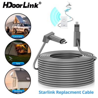 Стандартный активируемый кабель Starlink 6,6/33/75/150 футов для сменного удлинителя прямоугольного спутника Starlink V2
