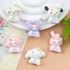 Смоляные аксессуары Sanrio с мультяшными персонажами: Заколки для волос, брелоки, украшения для чехлов телефонов, сделанные своими руками