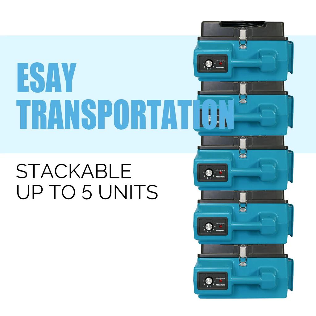 XPWOER X-2580 Профессиональный 4-ступенчатый мини-очиститель воздуха с HEPA-фильтром, Очистка воздуха, Легкий, прочный и штабелируемый