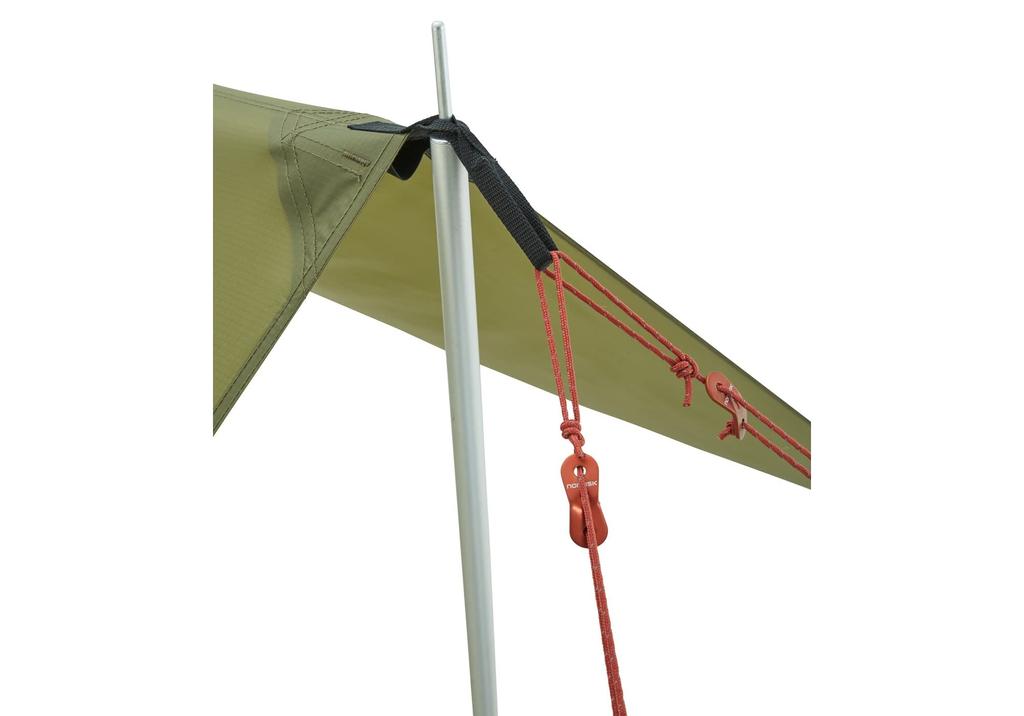 NORDISK VOSS DIAMOND TENTWING Outdoor Camping Dark 127022 Японский тент, ПУ, Оливковый, (Официальный продукт)