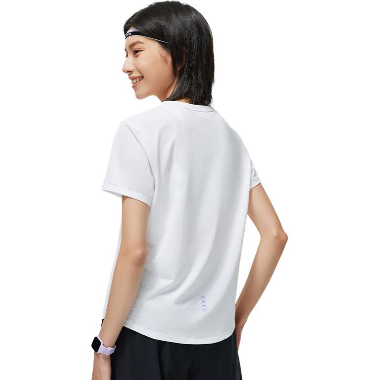 ANTA T Shirts Unisex White Crew Neck Moderate Straight Fit 452430101-1