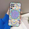 Цветочная жизнь в лотосе Пастельные золота Чехол для Oppo A77 A57 A17 A60 A80 A40 A74 A54 A94 A78 A98 A18 A38 A58 A96 A76 A16 A15 A5 Pro