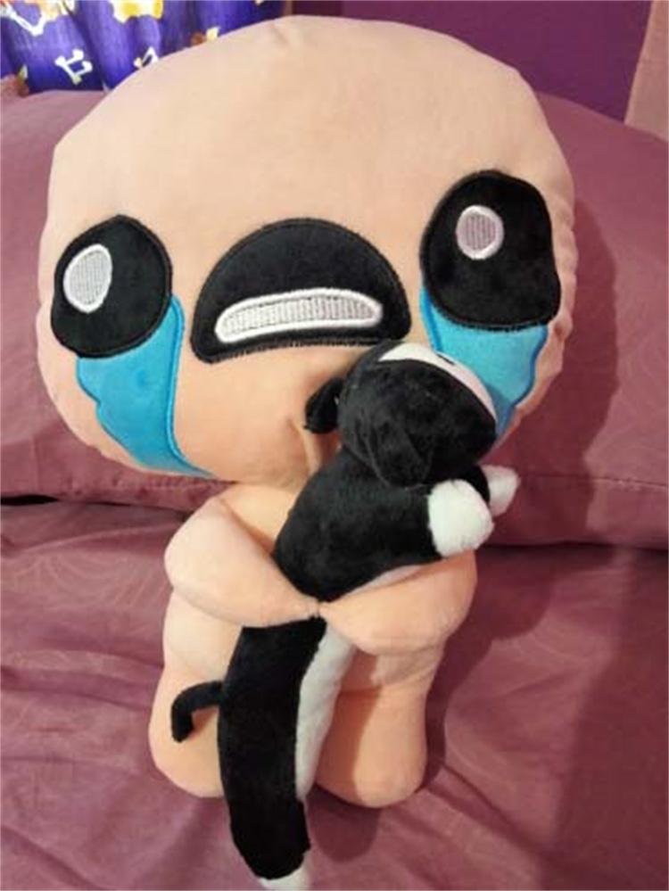 1pcs Game The Binding of Isaac Plush Toy Afterbirth Rebirth Cartoon Cute ISAAC Stuffed Doll Sleeping Pillow Cosplay Fans Gifts