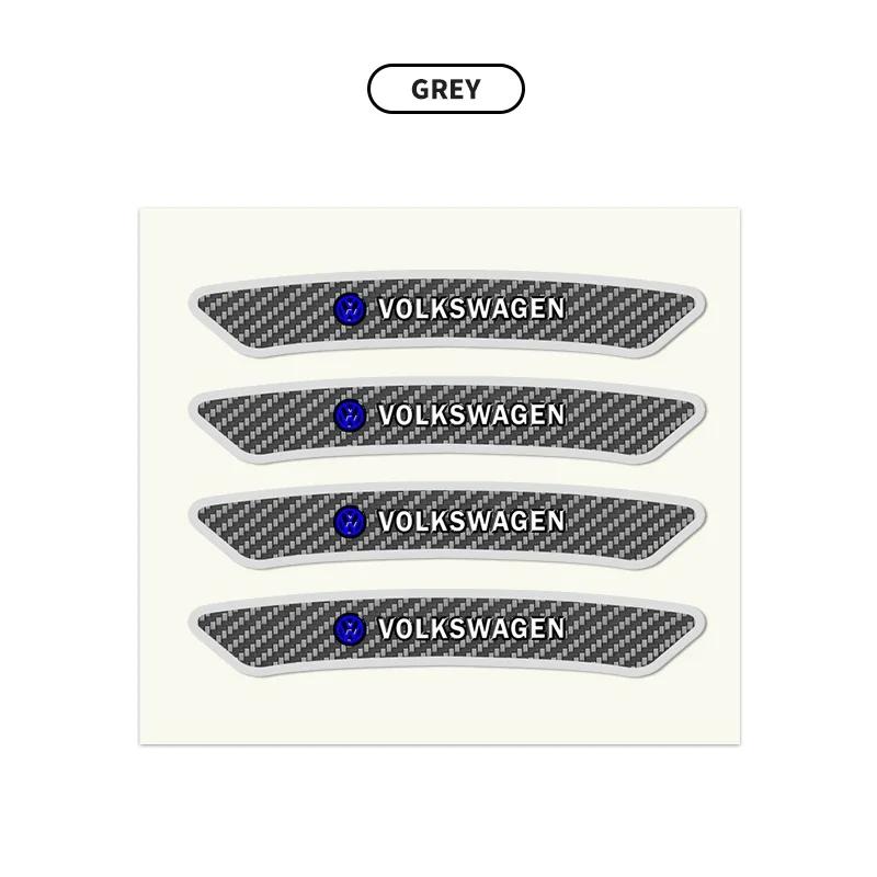 RFKNG1 4Pcs Car Wheel Badge Sticker Emblem Decoration For VW Golf Tiguan Jetta Transporter Passat T5 Polo Touran Scirocco Arteon