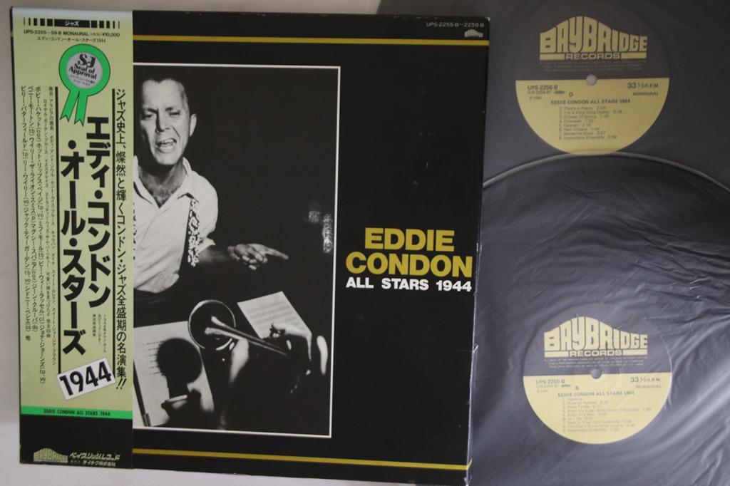 LP Record EDDIE CONDON ALL STARS - 1944 UPS225559 BAYBRIDGE Japan Obi Jazz Used