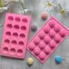 1 шт. Силиконовая форма Роза на 15 ячеек для Шоколада, Конфет, DIY Десертов, Пудинга, Украшения Торта, Инструмент для Изготовления Кубиков Льда