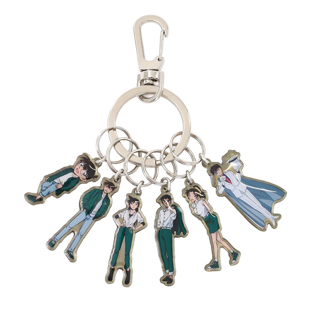 Movie Edition Million Dollar Star Keychain [Detective Conan] Five-Pointed (Michishirube) 6-Piece