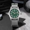 Militado ML12B 38мм Военные Часы VH31 Кварцевый Механизм Куполообразное Сапфировое Стекло C3 Люминесцентные Винтажные Часы 100м Водонепроницаемые