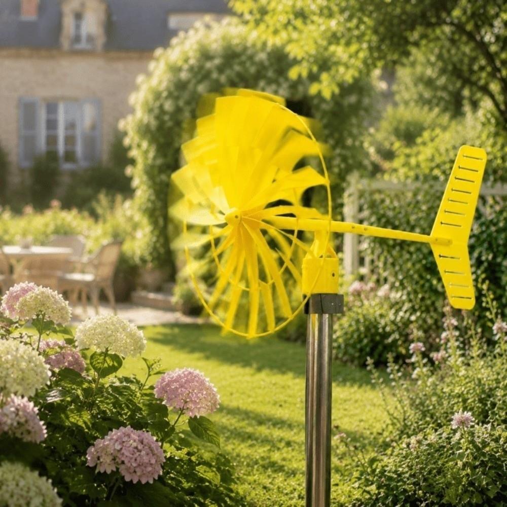 Waterproof Outdoor Wind Vane Decor 3D Printed Rotating Wind Wheel Holiday Patio