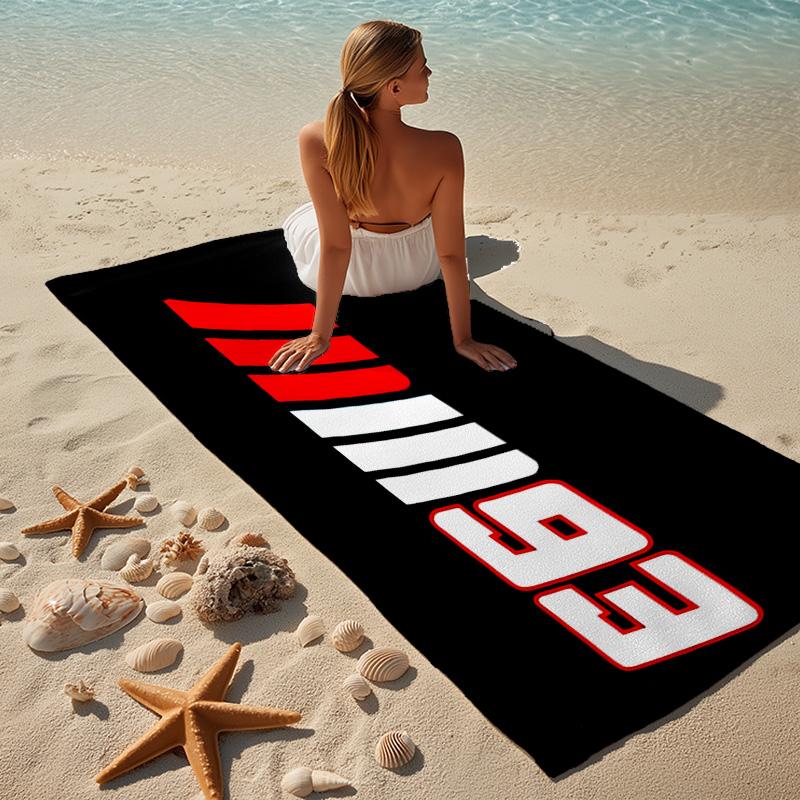 Marc marquez Beach Towel Microfiber Beach Towel Super Soft & Absorbent for Bath, Beach, Travel Bath Time Accessory, Fan gifts