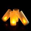 Led Flameless Electronic Candle Lights With Plastic Cup For Valentine Day Weddings Decor