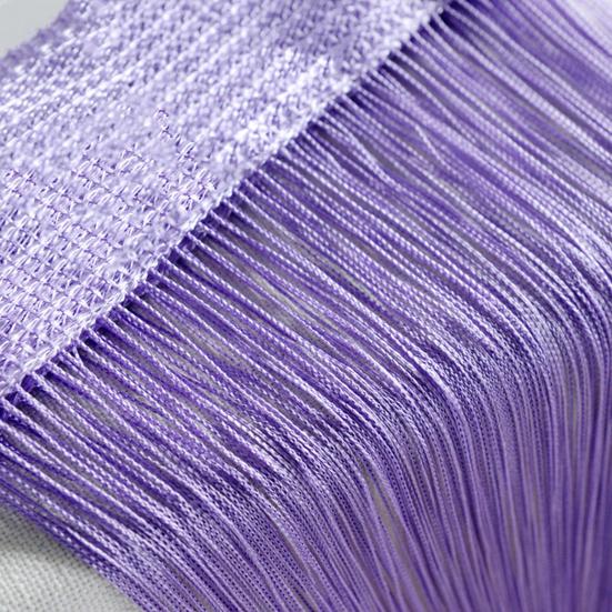 Оконная драпировка, многоразовая, широкое применение, простая в установке, многоцветная, многоцветная, с нитками, для домашнего офиса, украшение для штор для ежедневного использования